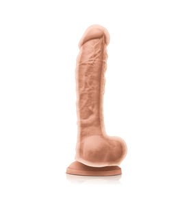 Colours - Dual Density - 8 Inch Dildo - White NSN-0403-21