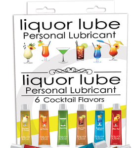 Liquor Lube Assorted Flavors 72 Pcs Display - Display - 6 Cocktail Flavors - 10ml Tubes HTP2649D