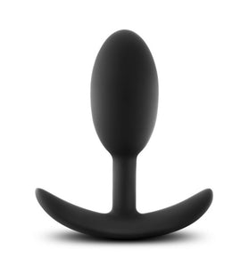 Luxe - Wearable Vibra Slim Plug - Medium - Black BL-11865