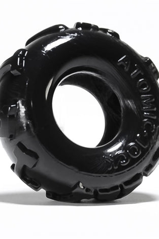 Jelly Bean Cockring Atomic Jock - Black OX-AJ1031-BLK
