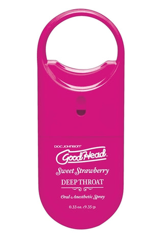 Good Head to Go Deep Throat Spray - Sweet Strawberry DJ1360-33-CD
