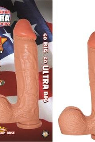 All American Ultra Whoppers - 10 in Straight Dong -Flesh NW2624