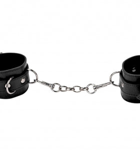 Leather Cuffs for Hands and Ankles - Black OU-OU048BLK