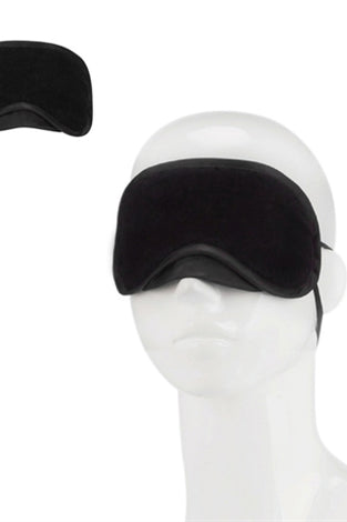 Peek-a-Boo Love Mask - Black EL-LF-6010