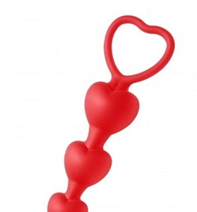 Sweet Hearts - Heart Shaped Silicone Anal Beads FR-AE177