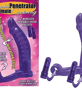 Double Penetrator Ultimate Cockring-Purple NW2130-2
