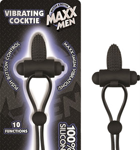 Maxx Men Vibrating Cocktie - Black NW2640