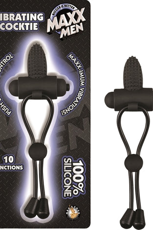 Maxx Men Vibrating Cocktie - Black NW2640