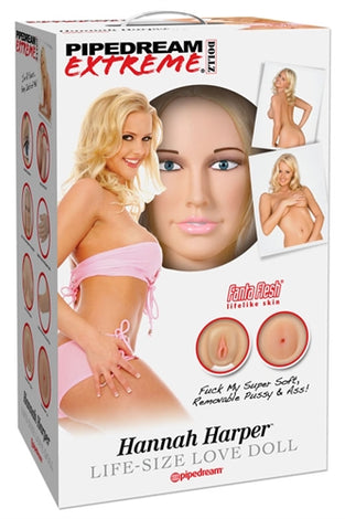Pipedream Extreme Dollz Hannah Harper Life Size Love Doll PDRD300