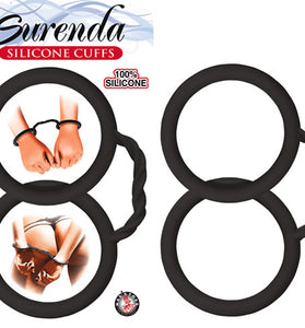 Surenda Silicone Cuffs - Black NW2654-2