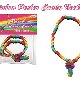 Rainbow Pecker Candy Necklace HTP2977