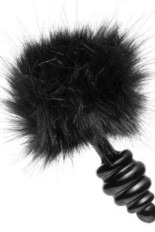 Black Bunny Tail Anal Plug FR-AE563