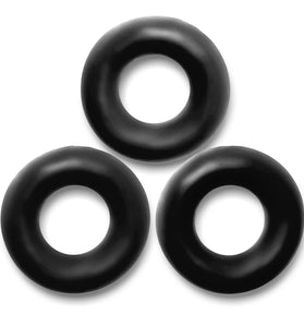 Fat Willy 3-Pack Jumbo C-Rings - Black OX-3065-BLK