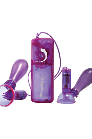 Fetish Fantasy Series Vibrating Nipples Pumps PD3237-00