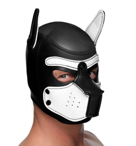 Spike Neoprene Puppy Hood - White MS-AG292-WHT