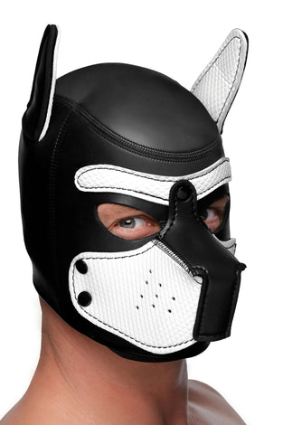 Spike Neoprene Puppy Hood - White MS-AG292-WHT