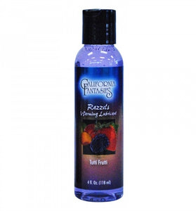 Razzels Warming Lubricant - Tutti Frutti - 4 Oz. CF-RTF-04