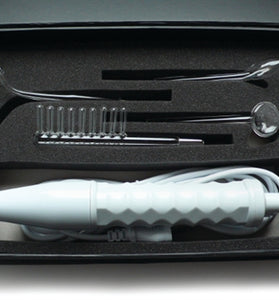 Neon Wand Electrosex Kit - White Handle - Red  Electrode KL-933
