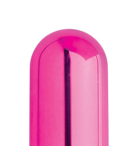10x Rechargeable Vibrating Metallic Bullet - Pink BNG-AG656-PNK