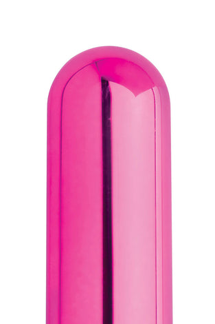 10x Rechargeable Vibrating Metallic Bullet - Pink BNG-AG656-PNK