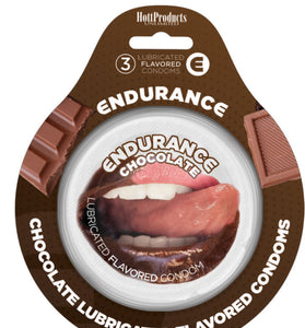 Endurance Condoms - Chocolate -3 Pack HTP2098