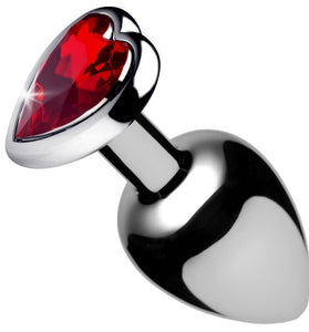 Red Heart Gem Anal Plug - Small BTYS-AF633-SMALL