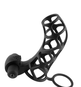 Fantasy X-Tensions Extreme Silicone Power Cage - Black PD4143-23