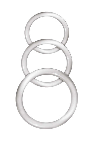 Enhancer Silicone Cockrings - Clear NW3057