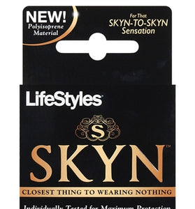 Skyn Original - Non-Latex Lubricated Condoms - 3 Pack PM07303