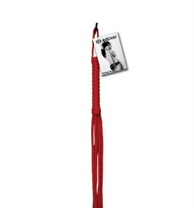 Sex and Mischief Rope Flogger - Red SS100-42