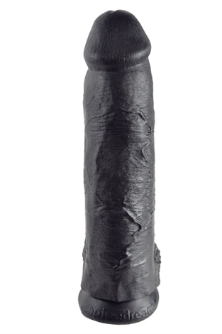 King Cock 12 Inch Cock With Balls - Black PD5511-23