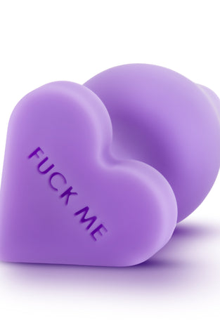 Naughtier Candy Hearts - Fuck Me - Purple BL-95720