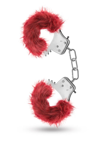 Temptasia - Plush Fur Cuffs - Burgundy BL-55510