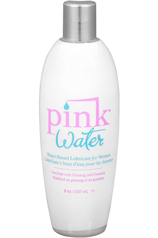 Pink Water Based Lubricant for Women 8 Oz Flip Top Bottle PNK-PW-8