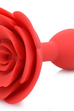Booty Bloom Silicone Rose Anal Plug - Medium MS-AG613-MED