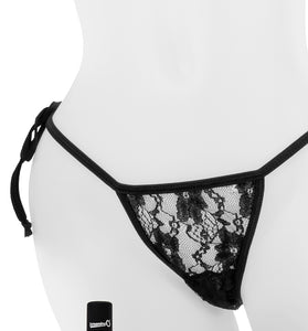 My Secret Charged Remote Control Panty Vibe -  Black APTY-BL-101E