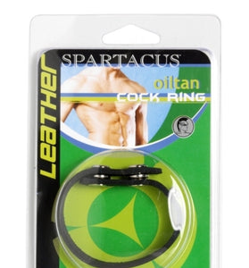 C-Ring With Snaps Soft Leather - Black BSPL-06A