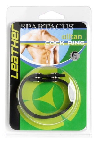 C-Ring With Snaps Soft Leather - Black BSPL-06A