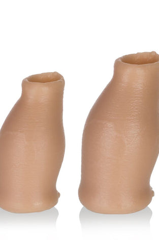 Hood Moreskin Silicone Faux Foreskin - Light Tone - Small/medium OX-1353-SM-L