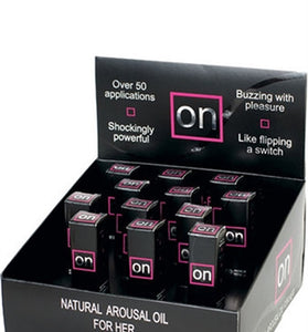 On Natural Arousal Oil Original 12 Pieces Display - 0.17 Fl. Oz. Bottles SEN-VL179D