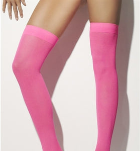 Opaque Hold Ups - Neon Pink FV-28351