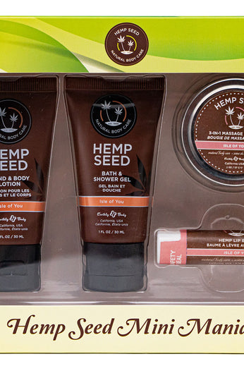 Hemp Seed Mini Mania Travel Set - Isle of You EB-HSMM052