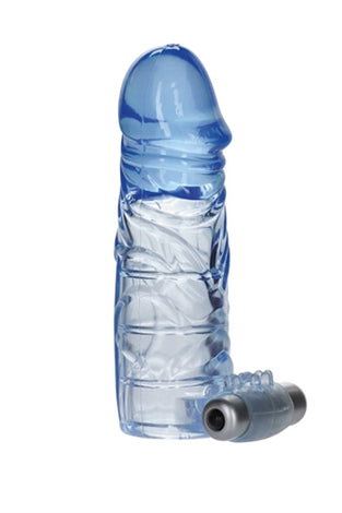 Up Extended It Up Vibrating Extension  Sleeve - Blue SE1473613