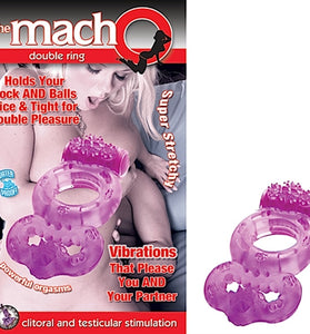 The Macho Double Ring Purple NW2145-2