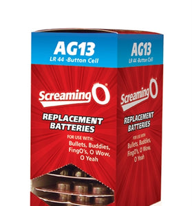 Replacement Batteries AG13 LR44 Button Cell - 12 Piece Display BAT6-110BD