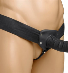 Erection Assist Hollow Strap on - Black SM-AD238