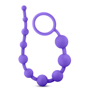 Luxe Silicone 10 Beads - Purple BL-11001
