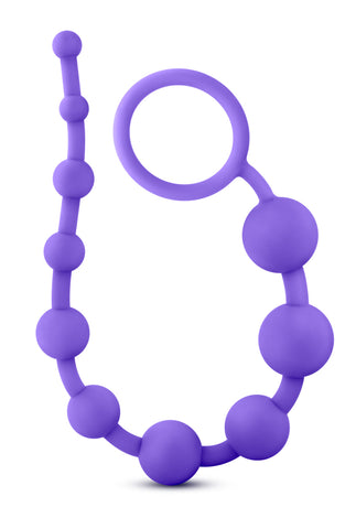 Luxe Silicone 10 Beads - Purple BL-11001