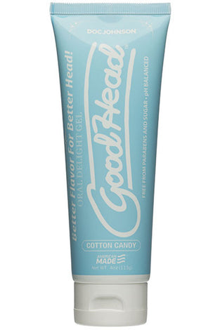 Goodhead - Oral Delight Gel - 4 Oz Tube - Cotton  Candy DJ1360-09-BU