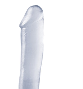 Basix Rubber Works - 10 Inch Dong With Suction Cup - Clear PD4222-20